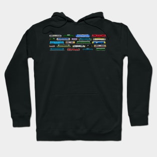 Diesel Locomotives Print Hoodie